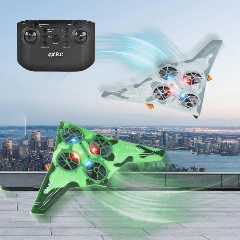 Remote Control Foam Airplane, 1 Box 360° Rotation Remote Control Stunt Plane with Lights, Easy To Control Foam Airplane for Beginners, Birthday Gifts