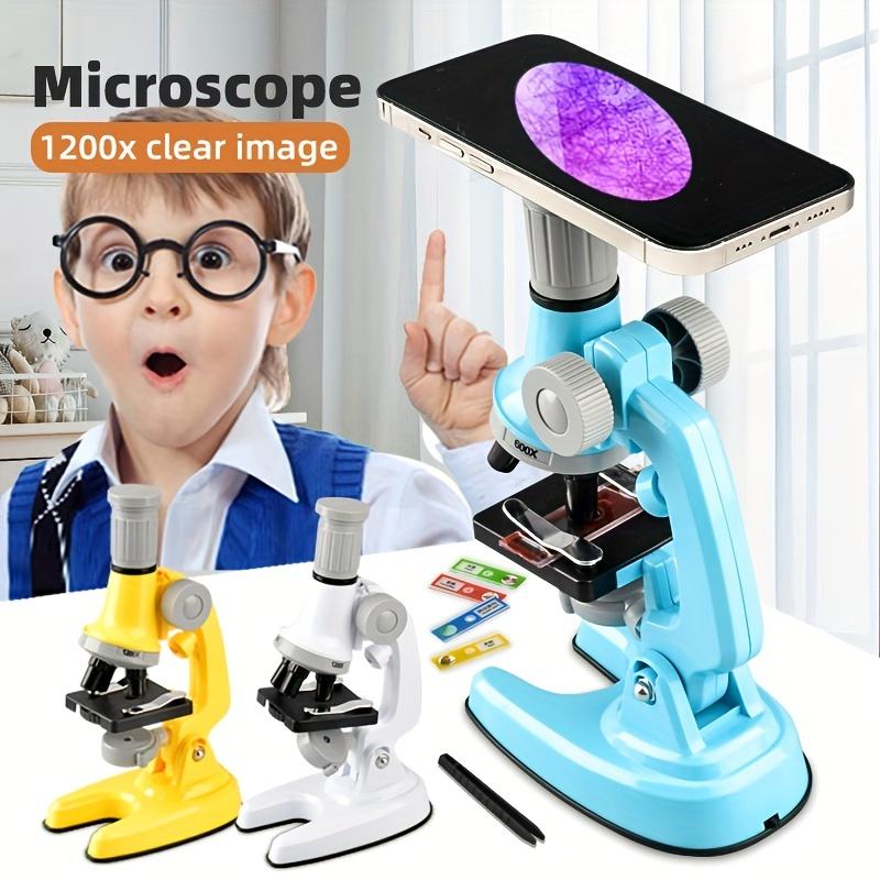 High-Definition Microscope, Science Experiment Set for Primary School Students with Puzzle Toys as Christmas Gift for Children's Science Education