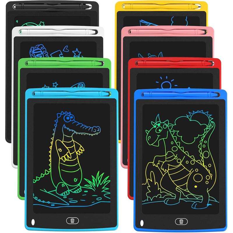 3 Pack LCD Writing Tablet for Kids, 8.5 Inch Colorful Doodle Board Drawing Tablet, Educational Learning Toys Birthday Gifts for Kids Age 3 4 5 6 7 8