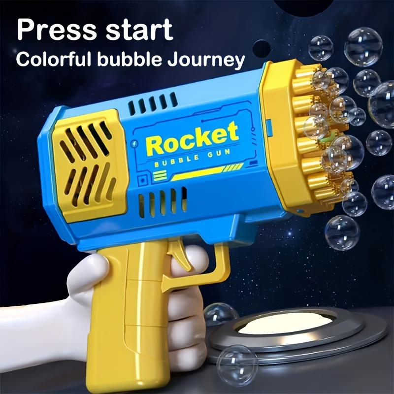 40-hole Bubble Machine Handheld Gatling Automatic Bubble Gun Children's Portable Outdoor Party Toy, Boy Girl Gift (bubble Liquid And Battery Not Included) Halloween Christmas Gift