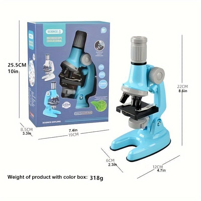 High-Definition Microscope, Science Experiment Set for Primary School Students with Puzzle Toys as Christmas Gift for Children's Science Education