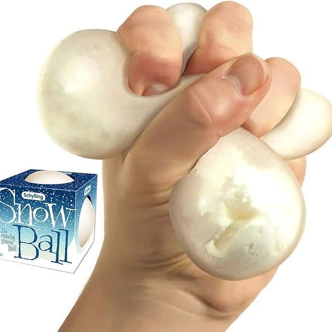 Schylling NeeDoh SnowBall Crunch - Satisfying Snow-Like Crunch - Pack of 2 toys