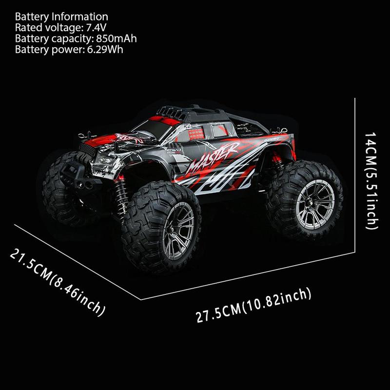 4x4 High-speed Rebound Concrete Car, Remote Control Car Toy, Fast Rebound Concrete Vehicle, Offroad Monster Hobby Racing Car, Four-wheel Drive Off-road Fast Remote-Control Vehicle Toy