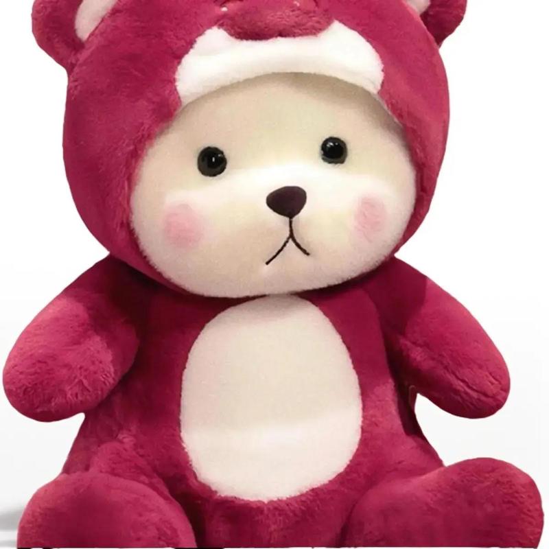 Sweetheart Berry Bear: Irresistibly Plush Strawberry-Scented Teddy - Snuggle in Style!  Limited Edition, Get Yours Now! #SweetheartBear #SnuggleInStyle #VALENTINE GIFT