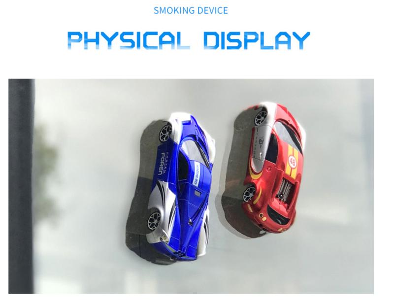 Good Quality USB Charge Remote-Controlled Wall-Climbing Car with Climbing and Floor Modes, Blue&Red