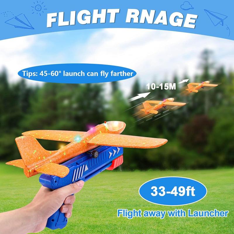 3 Pack Airplane Launcher Toy, 12.6