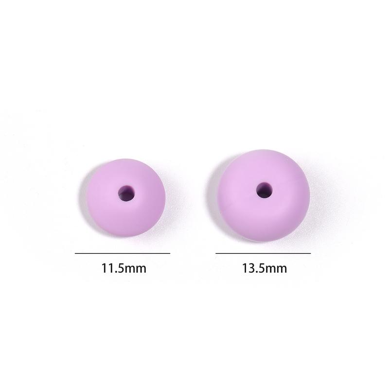 {B170} Beads for DIY Projects: 15mm Round, Mixed Color, 30Qty PRINT, 50Qty SOLID Silicone Beads - B170