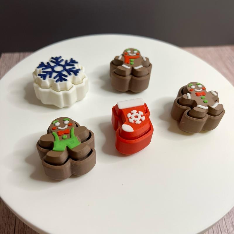 Holiday Fidget Clickers - Desktop Figurine Clickers