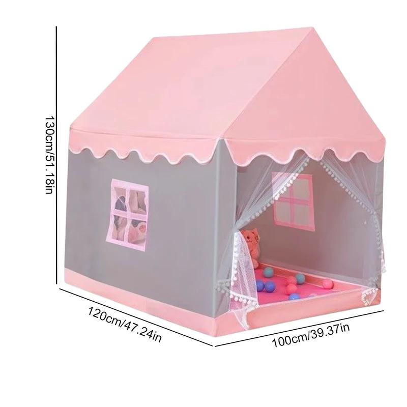 Kids Tent Playhouse Tent Kids Play Tent for Boys Girls with Windows Play House for Indoor Outdoor Game Party Birthday Gifts