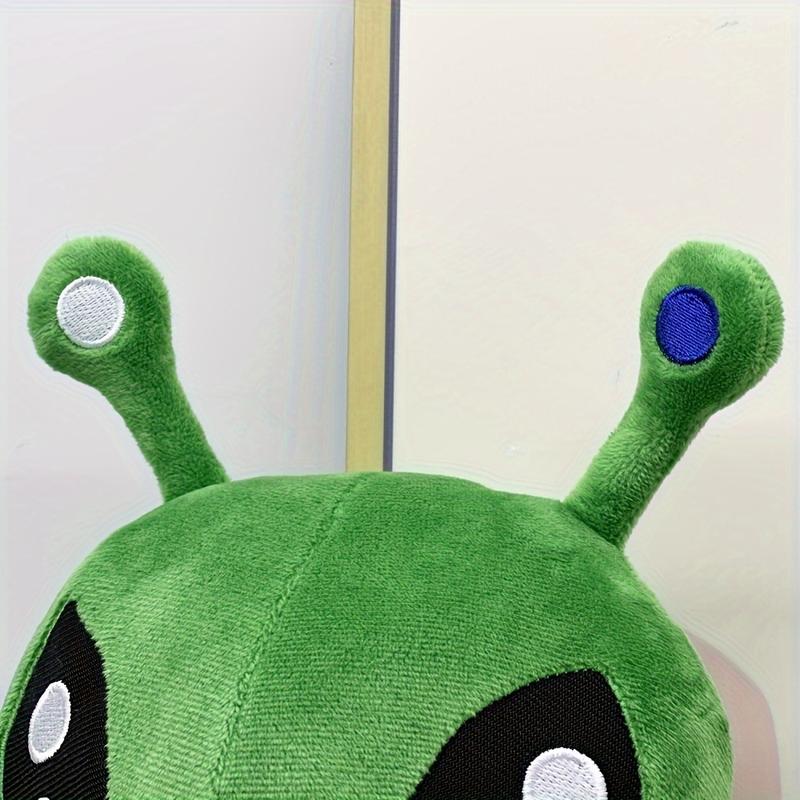 34cm 13.39inch Green Alien Plush Pillow, Halloween Decor Thanksgiving Christmas Gifts Soft Cuddly Companion For Indoor Room Decor