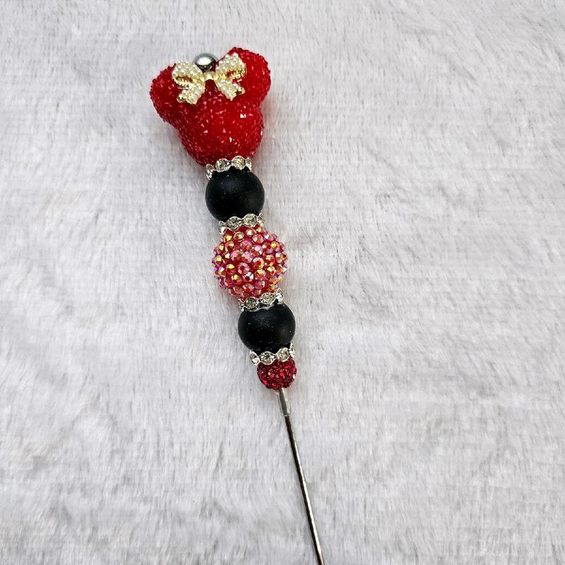 Multifunctional Handmade Stainless Steel Beaded Weeding Crafters Tool Sugar Mouse for DIY Projects