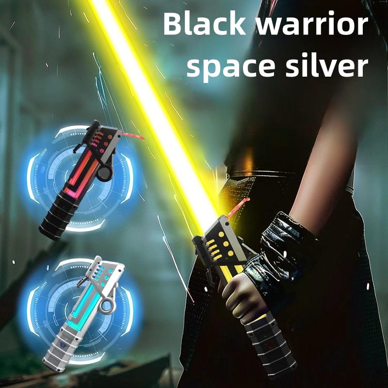 Versatile Light saber for Kids and Adults, 28-Inch Extendable Design with 7 Color Changing Modes and Built-in Sound for Realistic Combat Experience