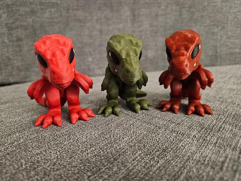 Tyrannosaurus Rex 3D Printed Figurine and Desk Figures