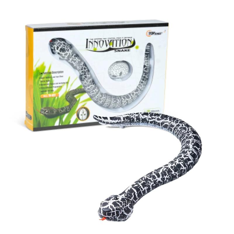 Remote Control Snake Toy RC&Robot Electric Snake Toy Fast Moving of Fake Rattlesnake Christmas Halloween Toys Party Favor Gifts Joke Prank for Kids Boys