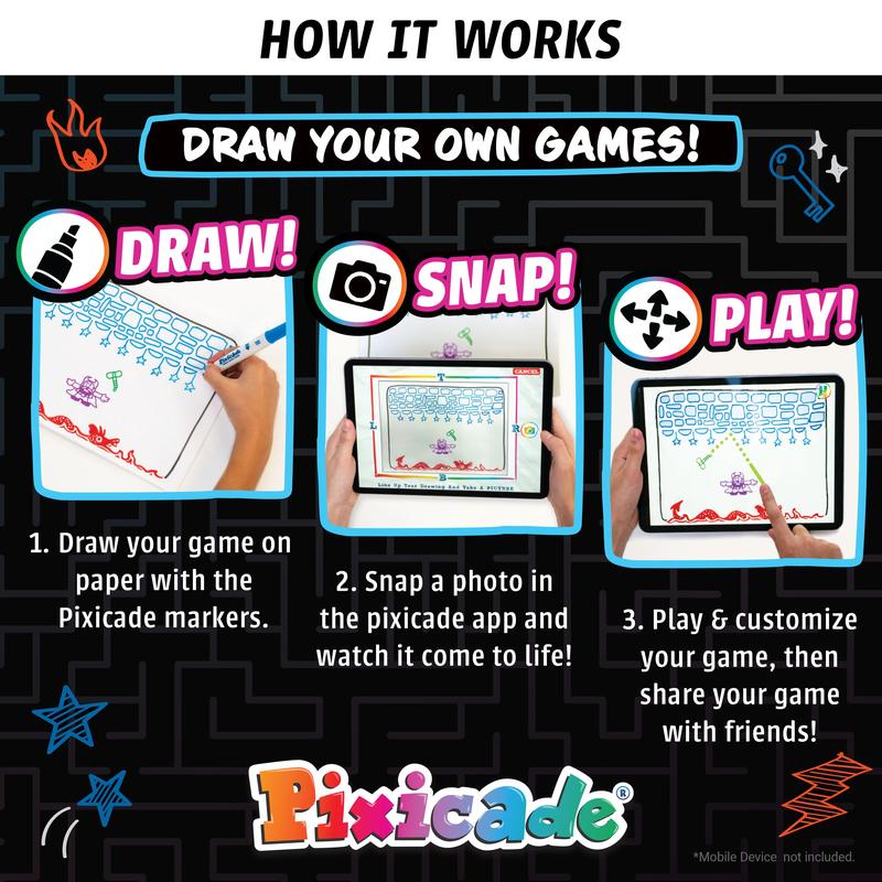 Draw Your Own Games! - Pixicade!