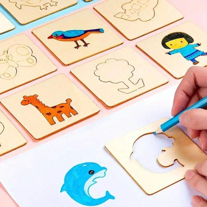 20pcs Painting board toy set for coloring, puzzles, art and handicrafts combines multiple ways of playing such as painting, coloring and doing puzzles in one. It helps children improve their practical abilities and artistic creativity