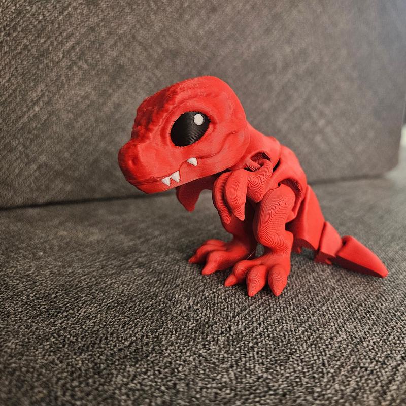 Tyrannosaurus Rex 3D Printed Figurine and Desk Figures