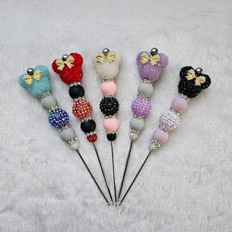 Multifunctional Handmade Stainless Steel Beaded Weeding Crafters Tool Sugar Mouse for DIY Projects