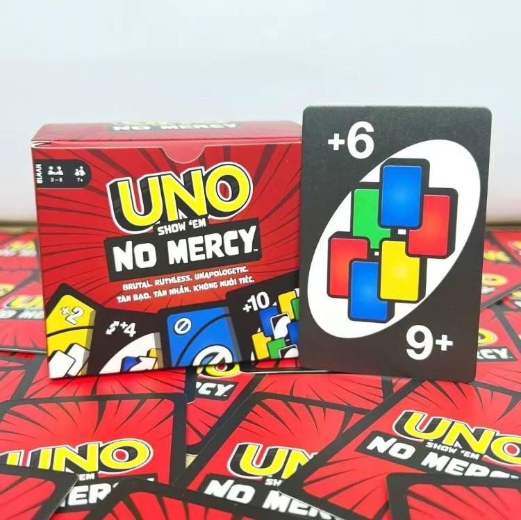 UNO No Mercy Plus 192 Card Game, Upgrade for Childrent and Adults, Hight Quality Hard Card,  Top Card Game in 2024