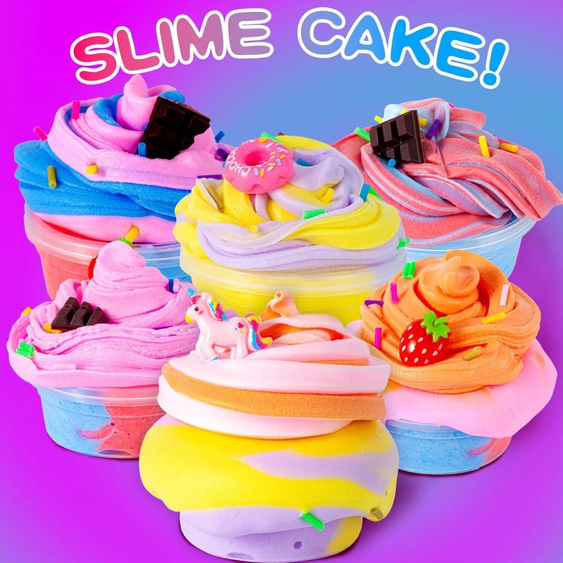 Christmas Gift for Kids - All in One Slime Kit with Party Favor Gifts and Stress Relief Toy