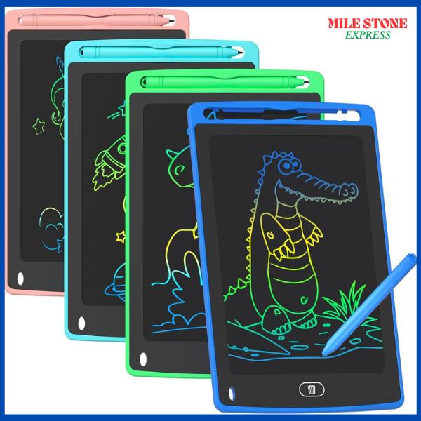 4 Pack LCD Writing Tablet for Kids, 8.5 Inch Colorful Doodle Board Drawing Tablet, Educational Learning Toys Birthday Gifts for Boys Girls Age 3 4 5 6 7 8