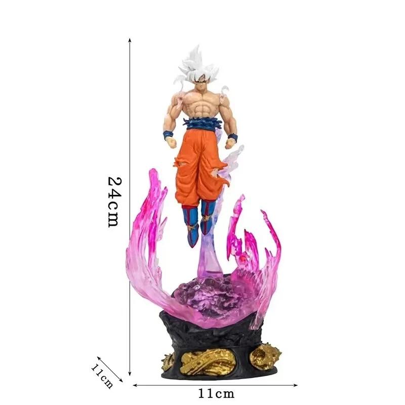 25cm dragon ball Figure Son Goku Figure Super Saiyan Figures Pvc Model Statue Doll Room Decor Ornament Collection Toys Gifts For Kids