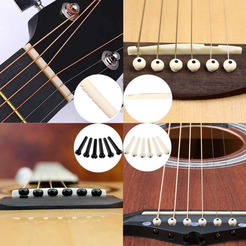 66PCS Guitar Accessories Kit, Acoustic Guitar Changing Tool