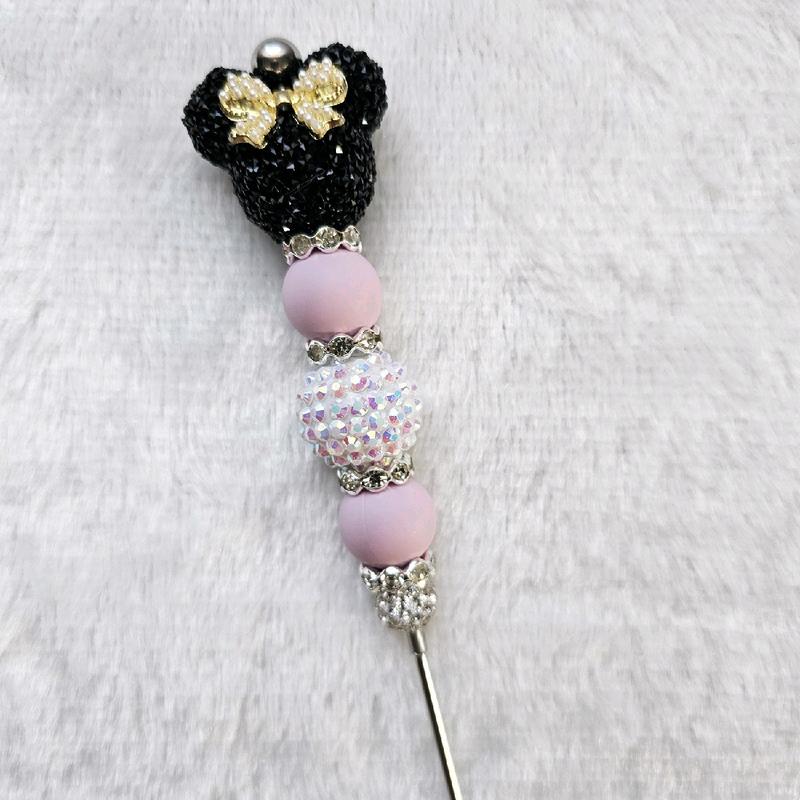 Multifunctional Handmade Stainless Steel Beaded Weeding Crafters Tool Sugar Mouse for DIY Projects