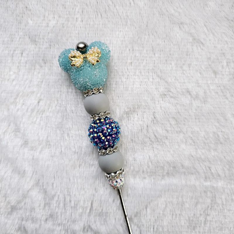 Multifunctional Handmade Stainless Steel Beaded Weeding Crafters Tool Sugar Mouse for DIY Projects