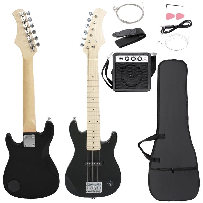 ZENY 30-inch Kids Electric Beginner Guitar 3 4 Size W Amp & Accessories Pack, Right-Handed Blue