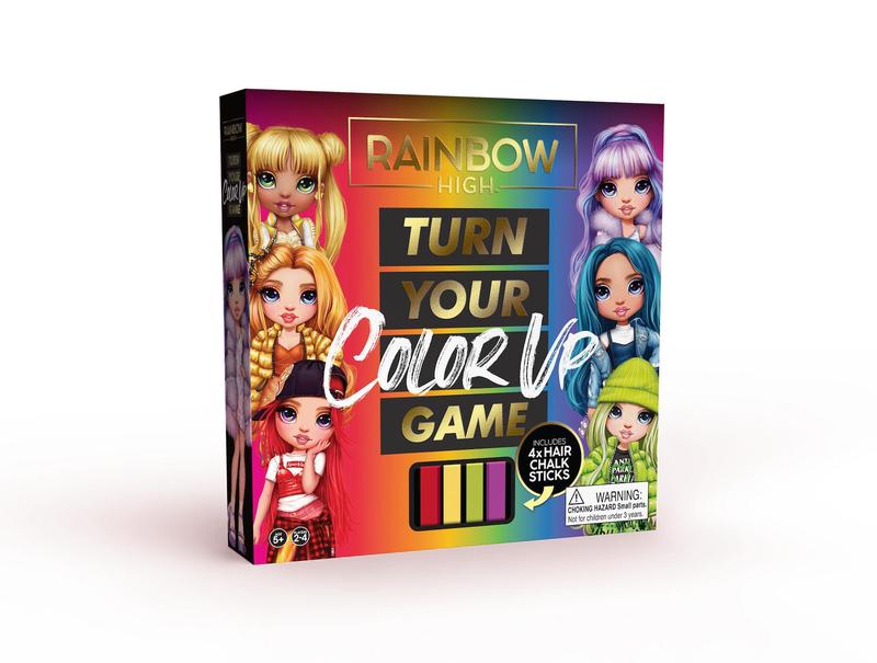 Rainbow High Turn Your Color Up Kids Board Game