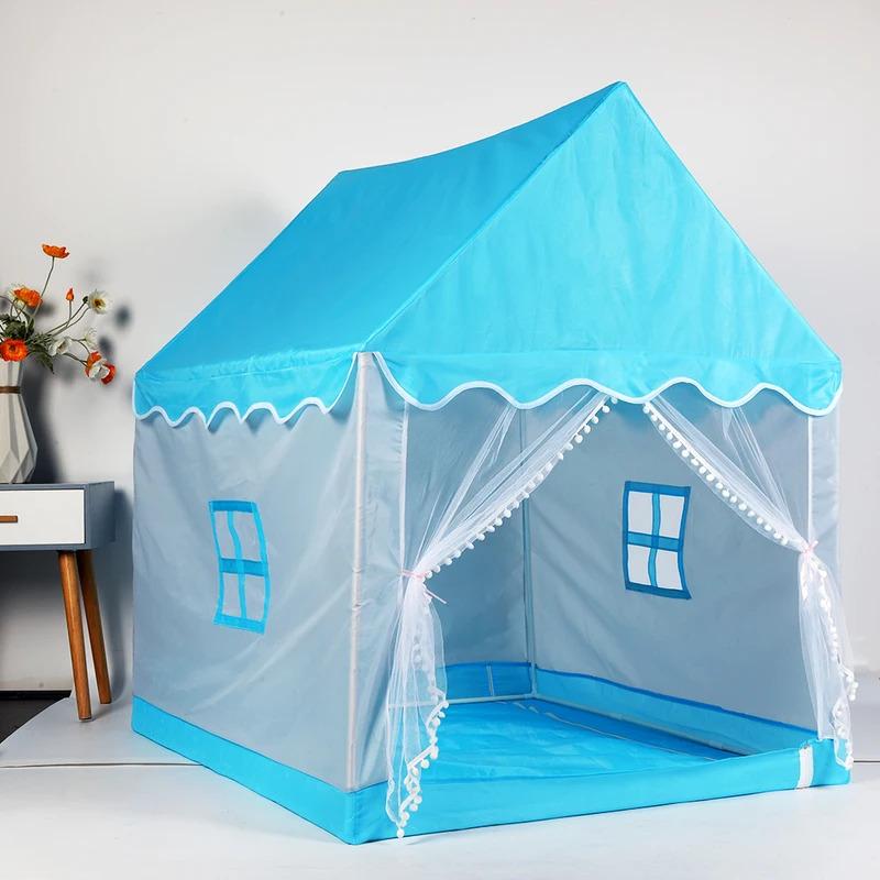 Kids Tent Playhouse Tent Kids Play Tent for Boys Girls with Windows Play House for Indoor Outdoor Game Party Birthday Gifts