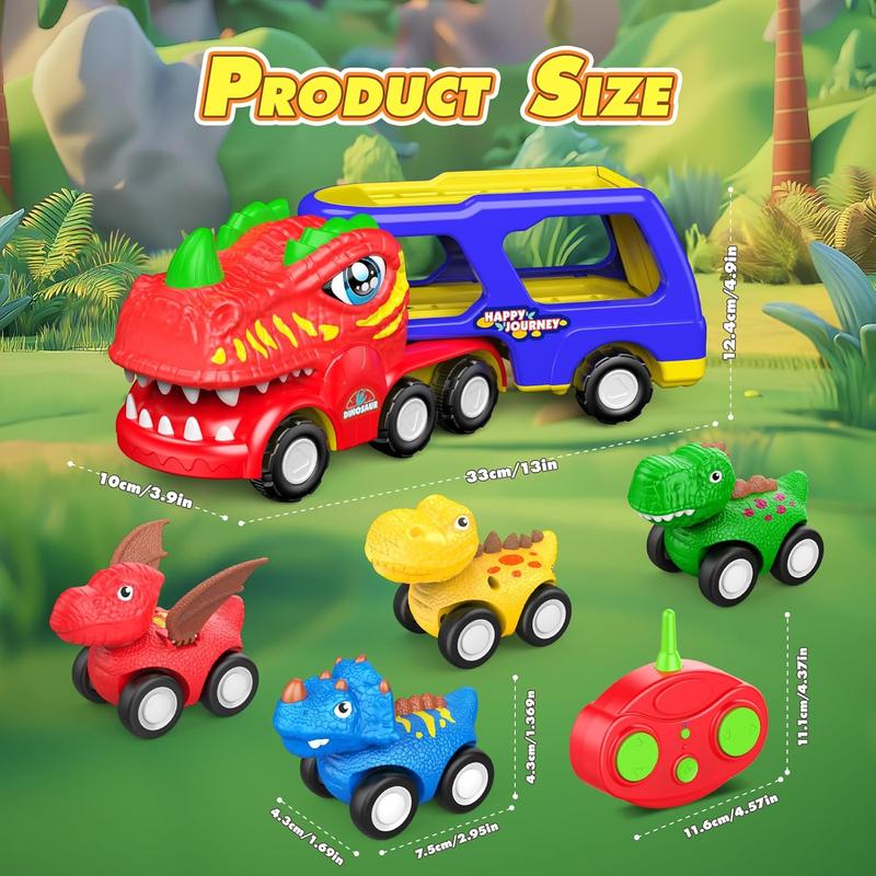 Toddler Toys 2-3, Dinosaur Play Sets for Kids 3-5 Remote Control Car for Toddlers 1-3 Toddler Car Toys with Light & Music Dinosaur Toys for Kids 2-4 for Kids 3-5