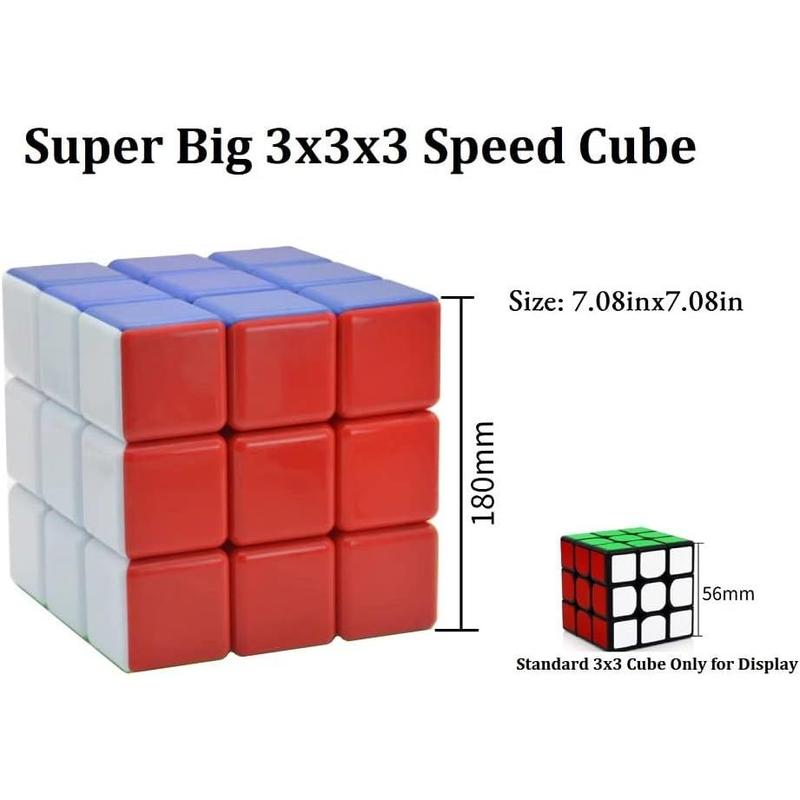 Giant 3x3 Speed Cube, Large 3x3 Cube Puzzles Toy (7 inches)