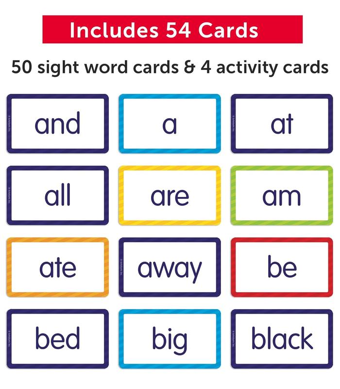 Flash Cards: Sight Words for Early Education