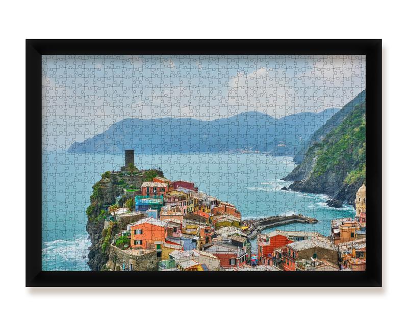 Frame for Puzzles - Eco-friendly Composite Wood Puzzle Frame with Plexiglass | Display Your Jigsaw Puzzle With Style