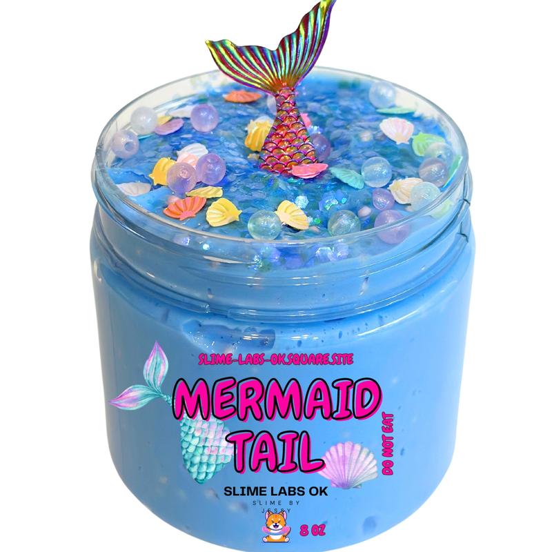 Mermaid Tail DIY 8oz Sea Breeze Scented with Mermaid Charms & Sprinkles