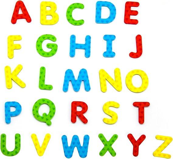 Magnetic Letters and Numbers for Classroom Educating Kids in Fun -Educational Alphabet Refrigerator Magnets Building Preschool Toddler Spelling and Learning Rfidge Magnets-112 Pieces