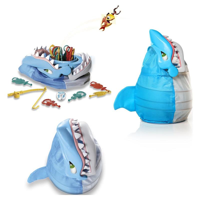 Pressman Toys Shark Bite Kids & Family Game, Fun, Fast-Paced Ocean Adventure for Ages 4+, Exciting Shark Biting Action, Easy-to-Play Family Board Game