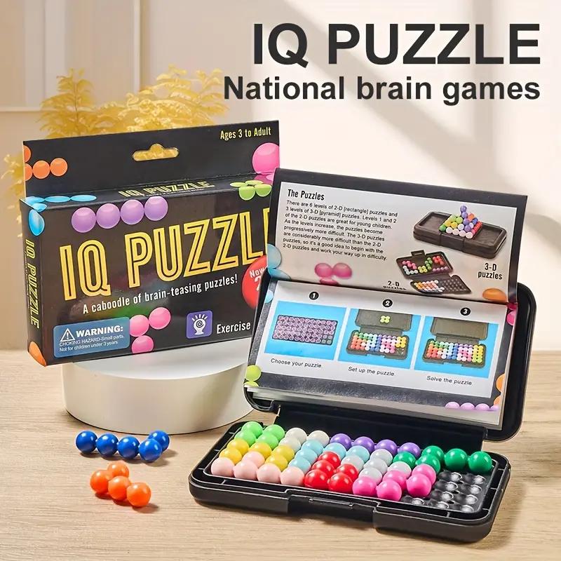 Educational Insights Kanoodle Genius 3-D Puzzle Brain Teaser Game for Adults, Teens & Kids, Over 200 Challenges, Gift for Ages 8+