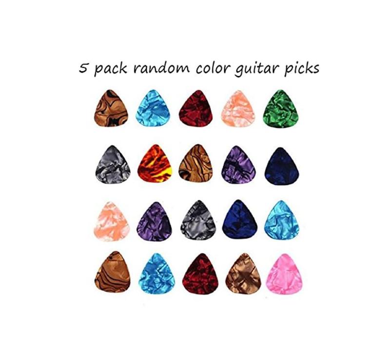 Guitar Mount Wall Hanger Stand Ukulele Wall Hook Keep Holder Mount Display 2 Pack with Guitar Picks Violin Wall Stand Mandolin Rack Bracket Bass Accessories Easy to Install(5 Pack Guitar Picks)