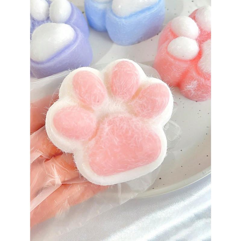 Cute Stress-Relief Plush Cat Paw: Portable Squeeze Toy, Perect for Desk & on-The-Go Stress Relief Toys