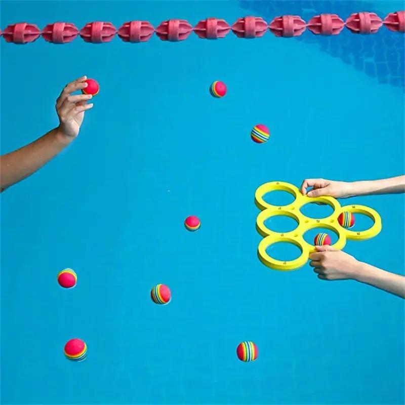 Fun Floating Pool Toss Game Props, 1 Set Durable Water Sports Equipment for Universal Use, Lightweight and Easy To Play, Throwing Game Ring