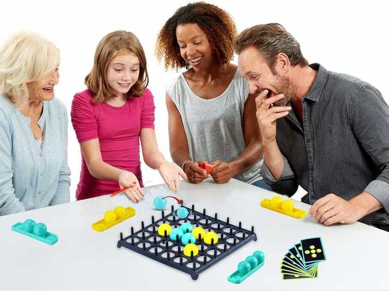 Christmas gift Bounce Ball Game: Fun Family Board Game for Kids 3+, Perfect Gift for Boys & Girls Ages 3-10