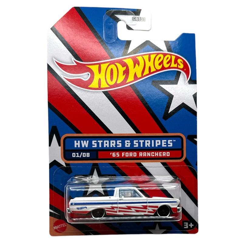 Hot Wheels Stars & Stripes 2022 Collection Diecast Models - 8 Classic & Modern Cars