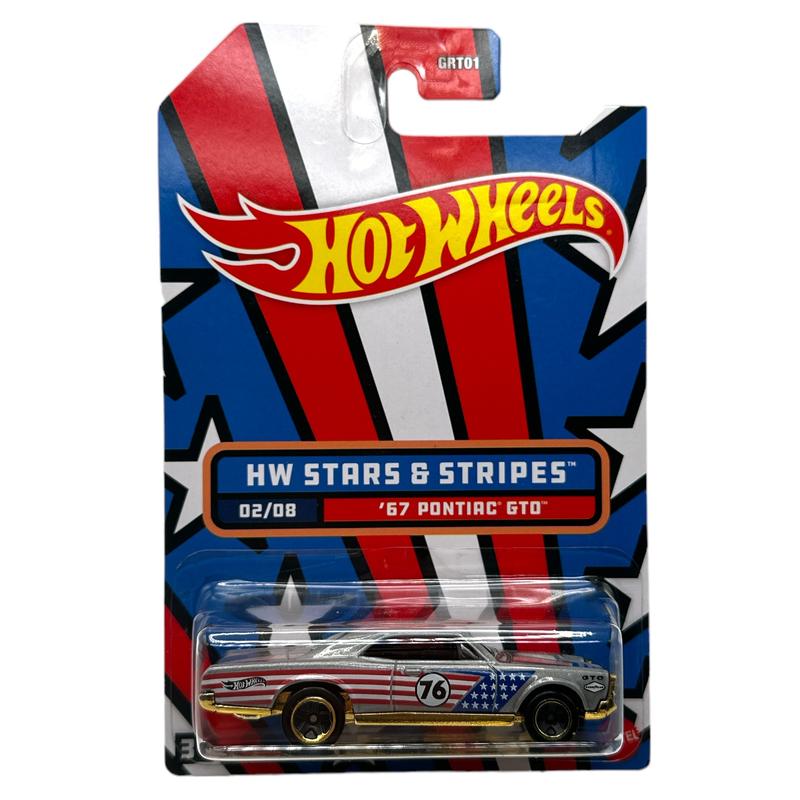 Hot Wheels Stars & Stripes 2022 Collection Diecast Models - 8 Classic & Modern Cars