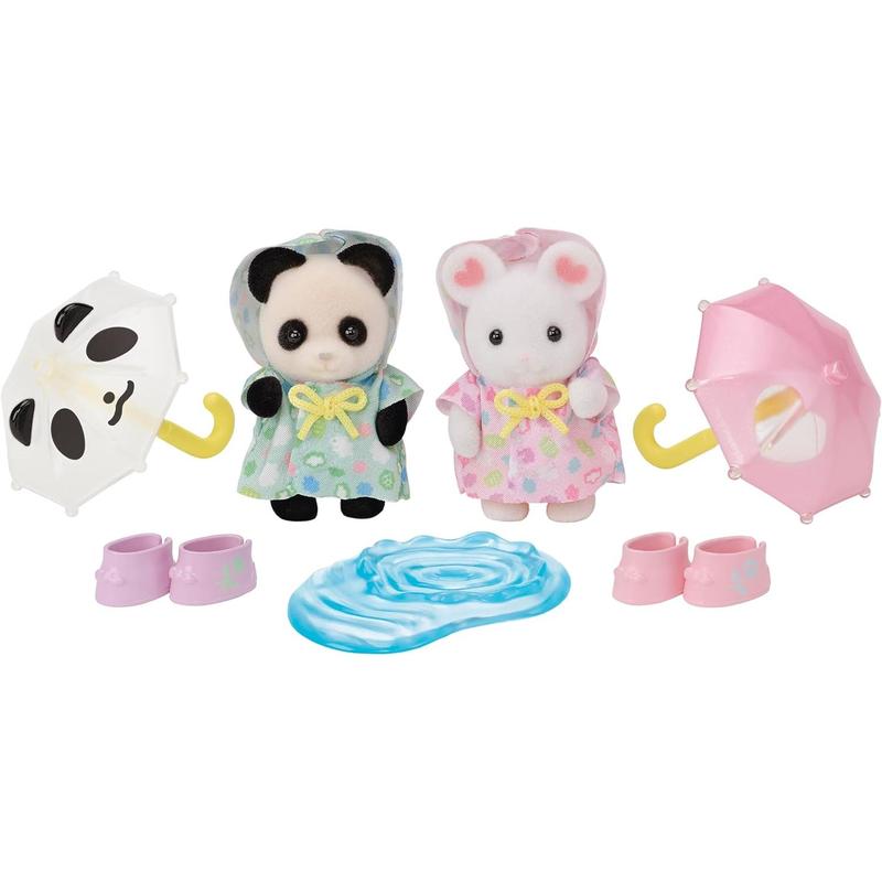 Calico Critters Nursery Friends - Rainy Day Duo