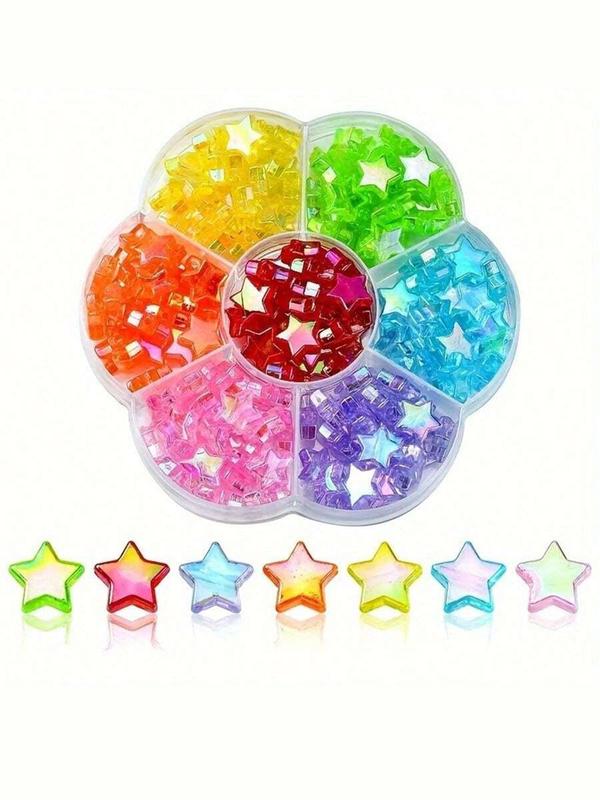 Star Shaped Beads, Colorful Beads for DIY Jewelry Making, Fashion Accessories for Mobile Phone Chains, DIY Jewelry Accessories