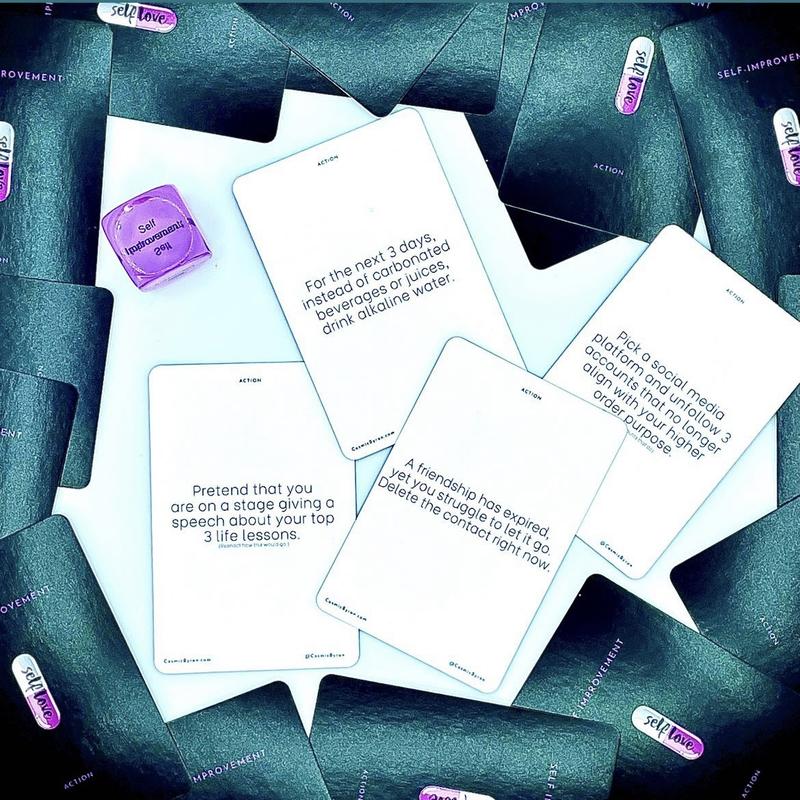 Self-Love Card Game Educational - 60 Cognitive Behavioral Science Cards for Self-Discovery, Affirmations and Self-Improvement