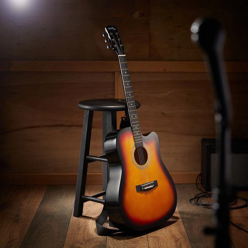 41-Inch Beginner Acoustic Guitar Starter Package, Sunburst